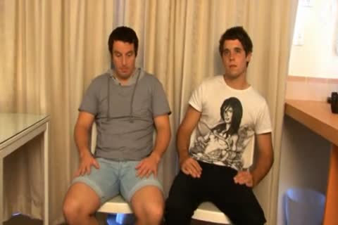 Two pretty mans Play With Their weenies