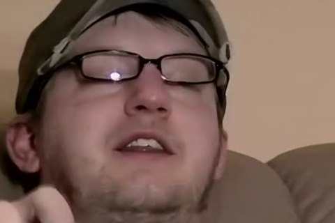 tasty dilettante With Glasses Masturbates