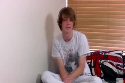 Ginger Emo teen Kai Alexander Pleasures Himself On A daybed