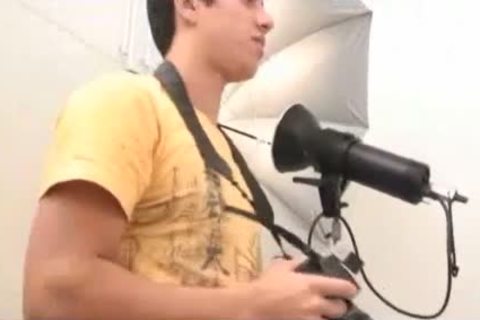 teen Photographer Takes On Two Hung men