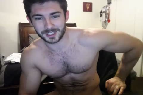 sexy hairy Hunky Doing A cam Show.