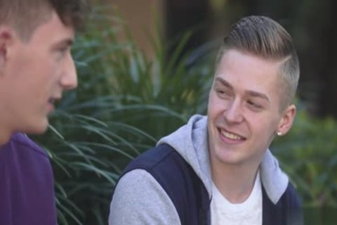 big penis twink pooper-copulation And Facial