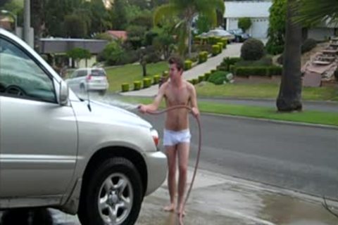 Boner boy naked On The Public Street