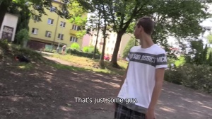 twinks banging hard with stranger in the forest