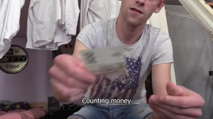 The lad tries very hard to please a stranger