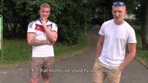 young Czech lad in sex-for-money negotiation