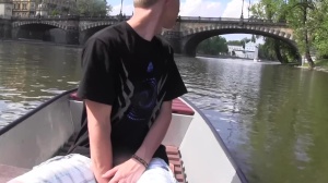 hot Czech twink goes for a boat trip with stranger