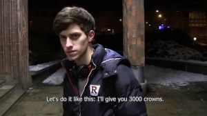 A admirable teen got hammered in the garden