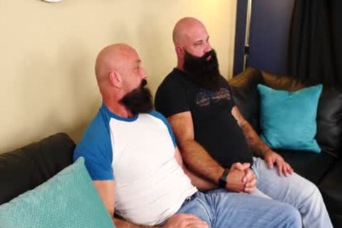 Two hirsute Bearded Bears nailing sleazy - Jason Victor West