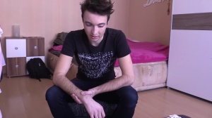 A young straight guy from Czech got drilled hard