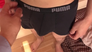 petite and lean boy with a enormous ramrod