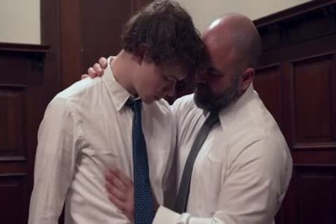 MormonBoyz - Burly Priest Fills A Missionary twinks ass