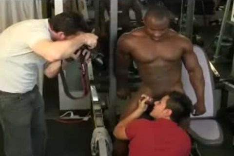 Hunky homosexual Gym Rats engulf & slam