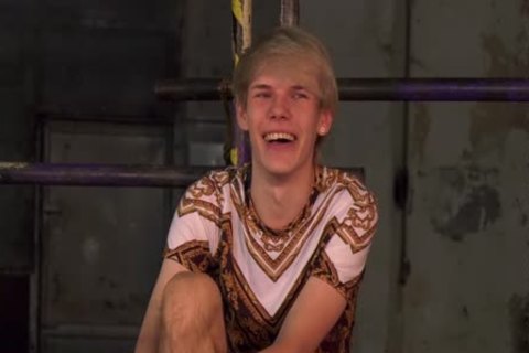 giant Dicked master Ties Up teen previous to fucking Him In ass