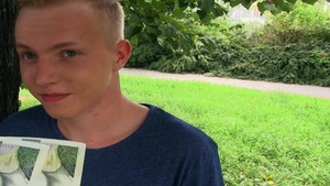 Outdoor POV plow with a dick-crazed twink playgirl