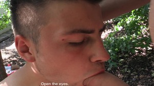 vehement outdoor anal with a bushy asshole teen