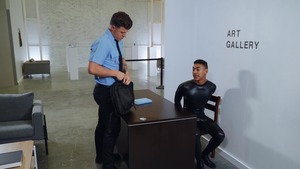 The butthole Burglar: bare - JJ Knight with Mateo Fernandez American Hump