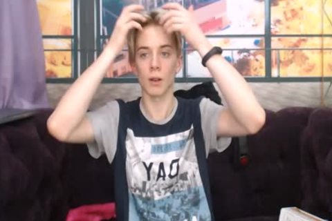 slim legal age teenager Playing With large bald 10-Pounder And Balls - Buttplug