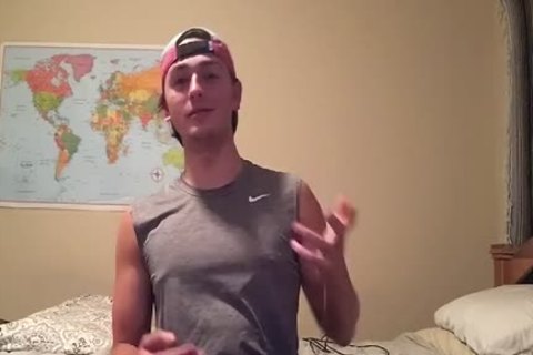 str8 lad Masyn Thorne Inside During Quarantine jerks his penis For Members