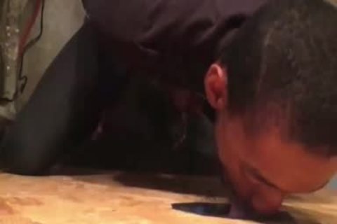 Eating gigantic cocks With gigantic Cumshots In The Storage Room