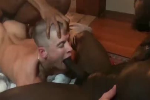 Smoking slutty raw Interracial group pound