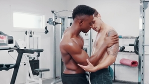 NoirMale.com: Athletic Liam Cyber rimjob interracial pounding
