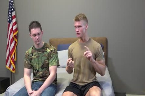 'Army Cadet Sucks dick For The First Time'