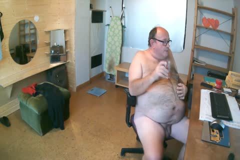 German chubby Bald dude Show only
