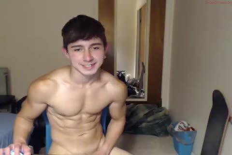 lusty Muscle Hunk On webcam 7