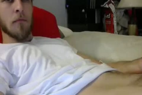 blonde lad With A lengthy ramrod Masturbating In cam