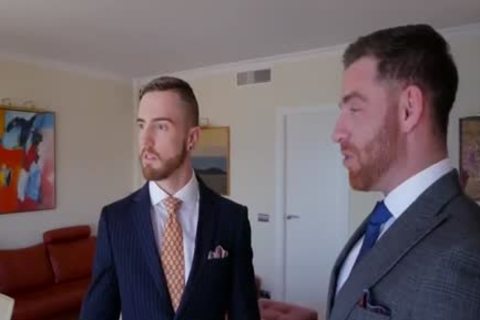 homosexual Suit blow job stimulation And pooper