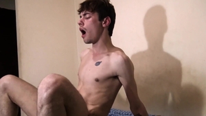 Latin Leche: College student Esteban have uncut cock