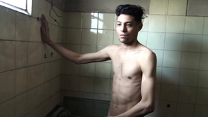 Latin Leche - Very hot Danny in a suit slurp moaning