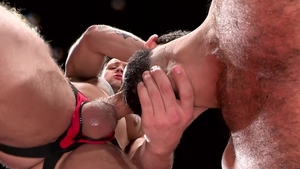 Hot House: Tattooed jock impressed by big dick stud