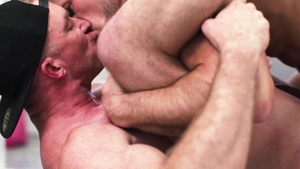 Next Door Studios: Piercing caucasian gay blowjobs public sex