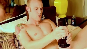 FetishMen - Hottest Cal Parker touching huge black cock