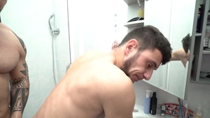 ClubBangBoys: Brunette feels in need of sex scene