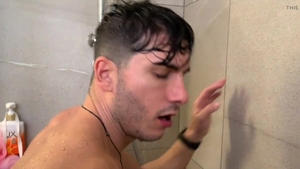 jerking off In The Shower After Gym!