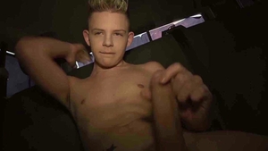 LustForBoys.com - Adorable Alex stroking at the backseat