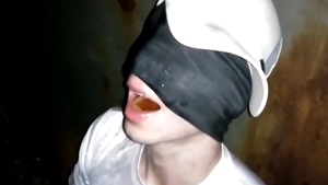 Twink boy deepthroat scene