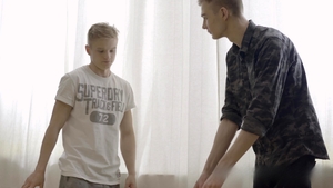 Older Daddy and Twink Embrace