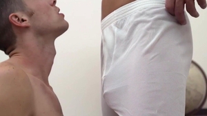 Missionary Boys: Elder White Gagging on Cock