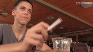 Czech Hunter: Stranded Biker Seeks Young Guy's Attention