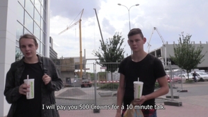 Czech Hunter: Lured by Two Good Looking Gays