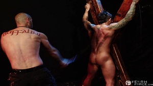 Fetish Force: Muscular Draven Takes on Taskmaster Tony