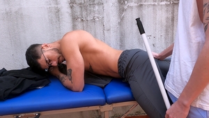 Carnal Fun On A Patio Under The Sun