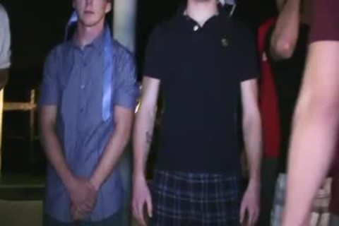 Night time college frat hazing ritual FULL